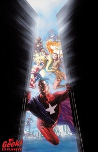 Alex Ross's promo art for DC Comics's Astro City