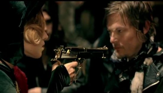 The Walking Dead Darly Dixon as Judas in Lady Gaga video