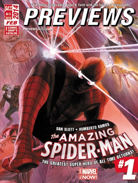 PREVIEWS Alex Ross Spider-Man Cover