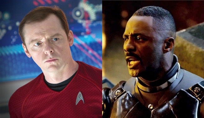 simon pegg idris elba star trek 3