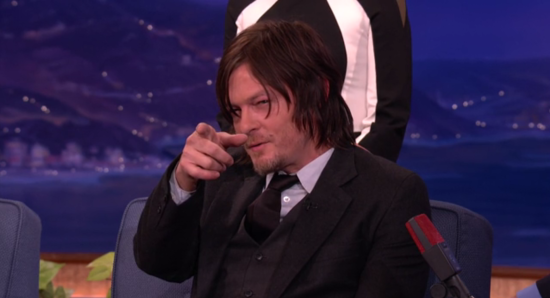 Conan The Walking Dead Young Norman Reedus Loved the Omen