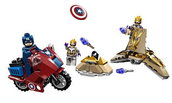 Lego Avengers Captain America General and his foot soldiers