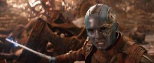 Guardians of the Galaxy Vol. 3: Karen Gillan Shows Off Battle Damaged Nebula
