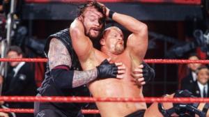 Steve Austin Shares a Moment With The Undertaker Before WrestleMania 38