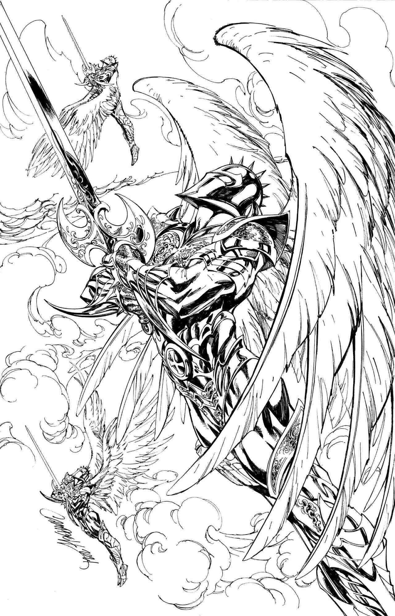 spawns universe 1 j scott campbell cover sketch