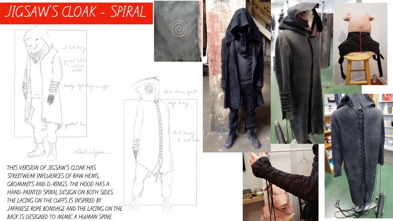 spiral from the book of saw jigsaw costume design 1