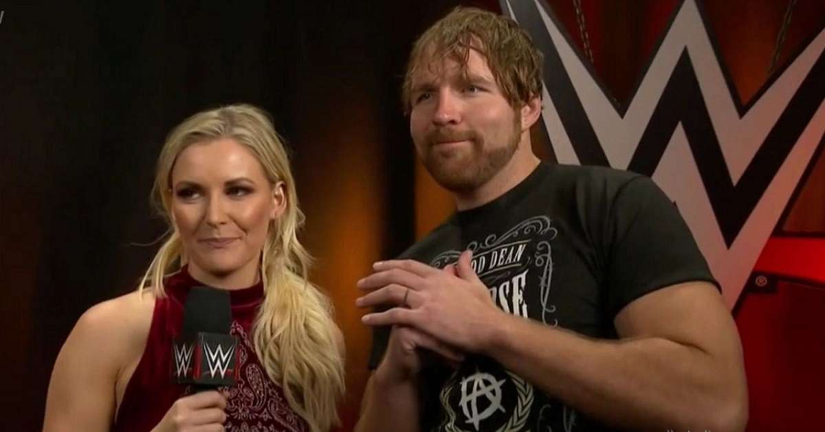 Renee Young Jon Moxley WWE