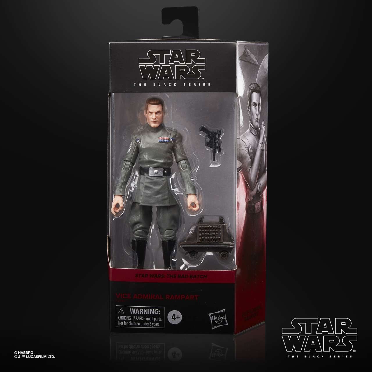 STAR WARS THE BLACK SERIES 6-INCH VICE ADMIRAL RAMPART Figure - in pck (2)