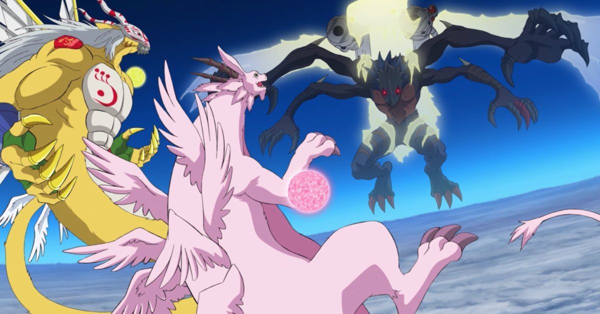 Digimon Adventure Goddramon Holydramon Millenniumon Fight