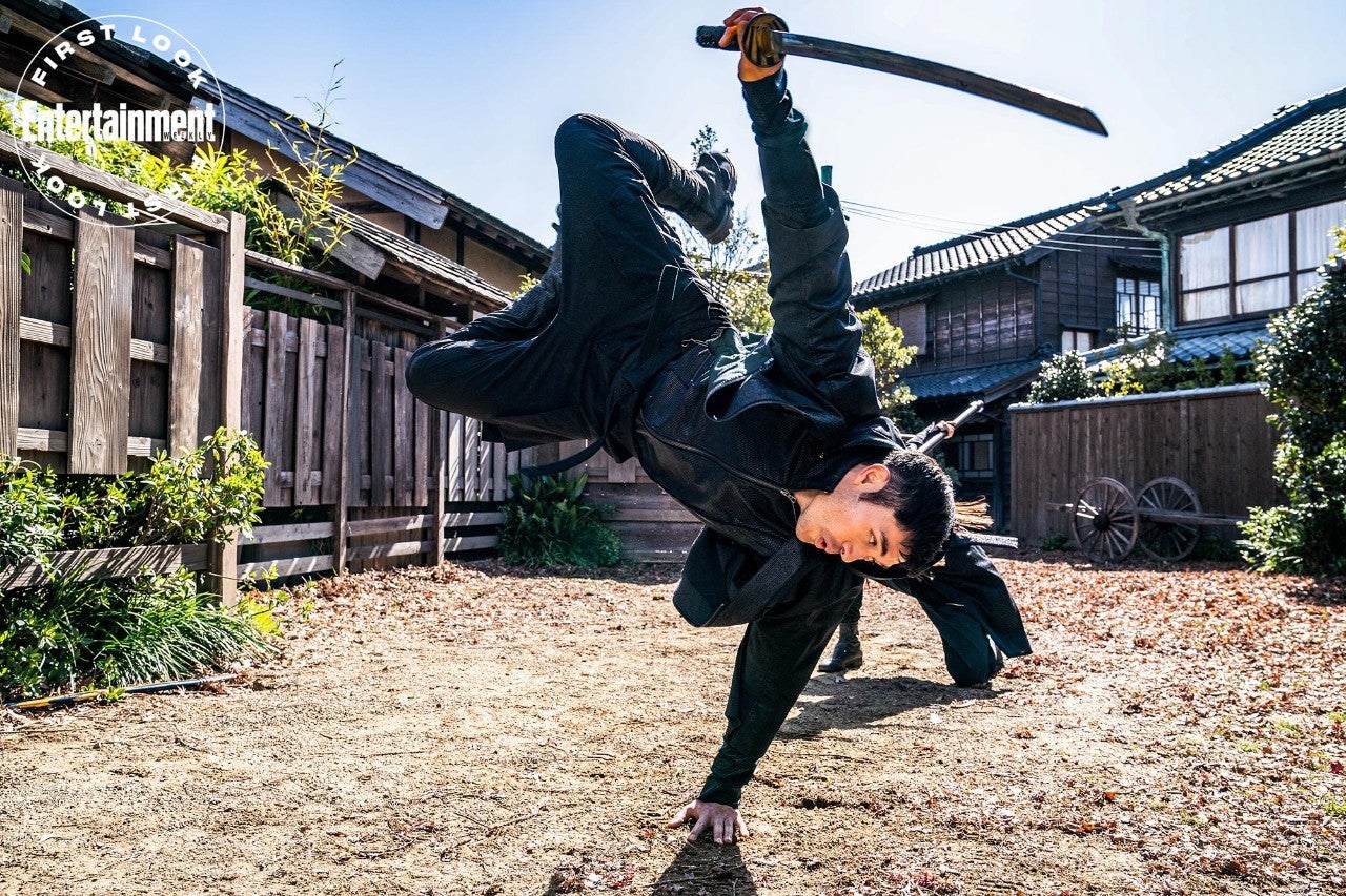 Henry Golding Morning Light Sword in Snake Eyes Movie