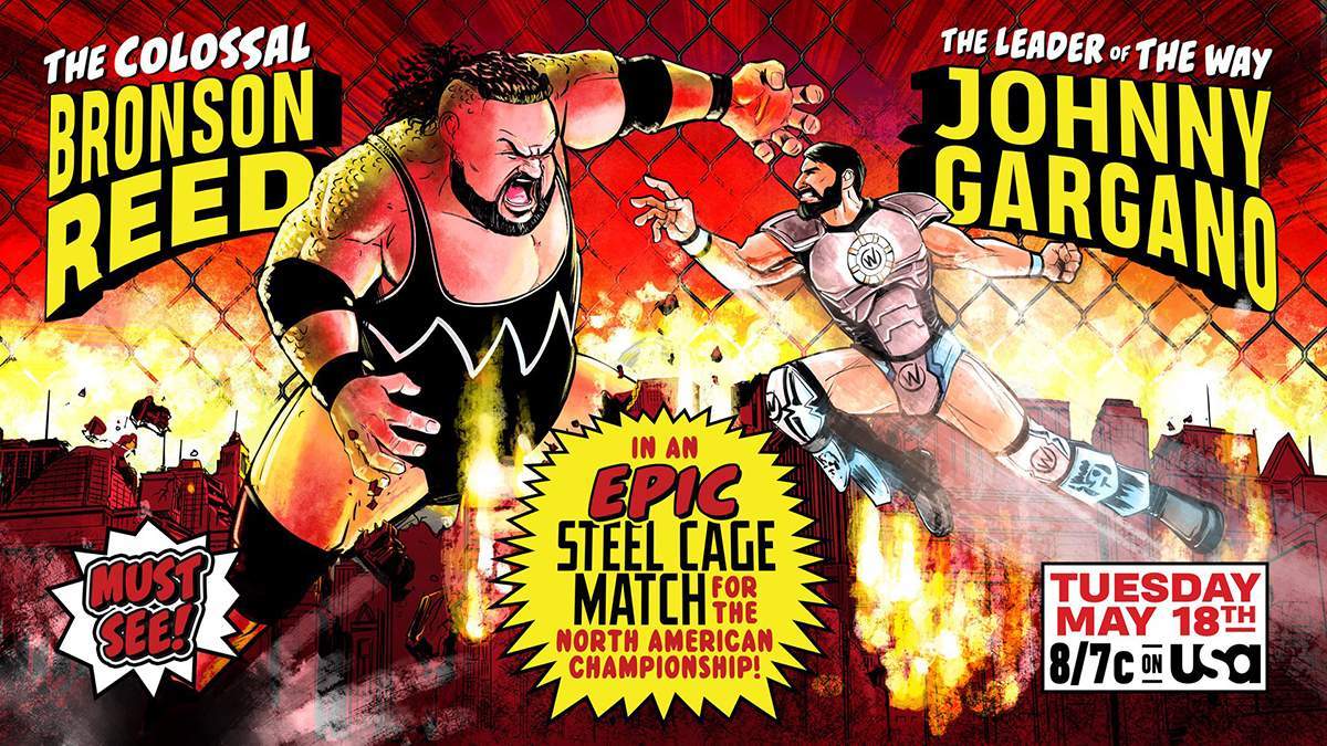 NXT-Johnny-Gargano-Bronson-Reed-Cage-Match-Art