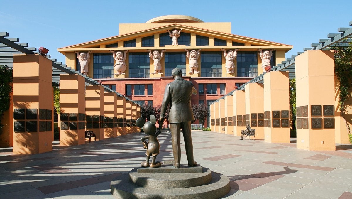 walt disney studios team building lot burbank michael eisner