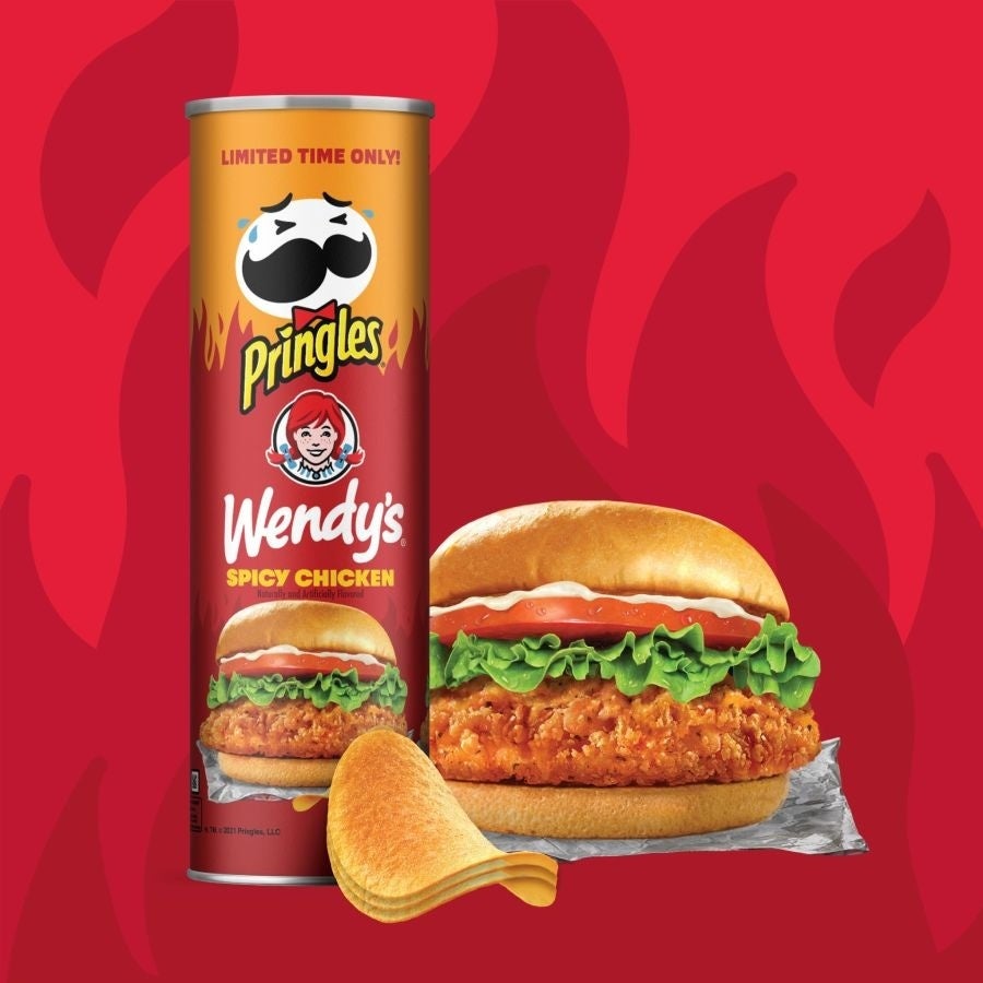 pringles wendys spicy chicken