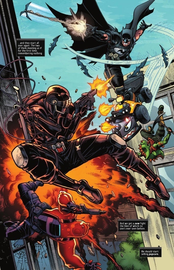 Batman vs Snake Eyes Fortnite Comics