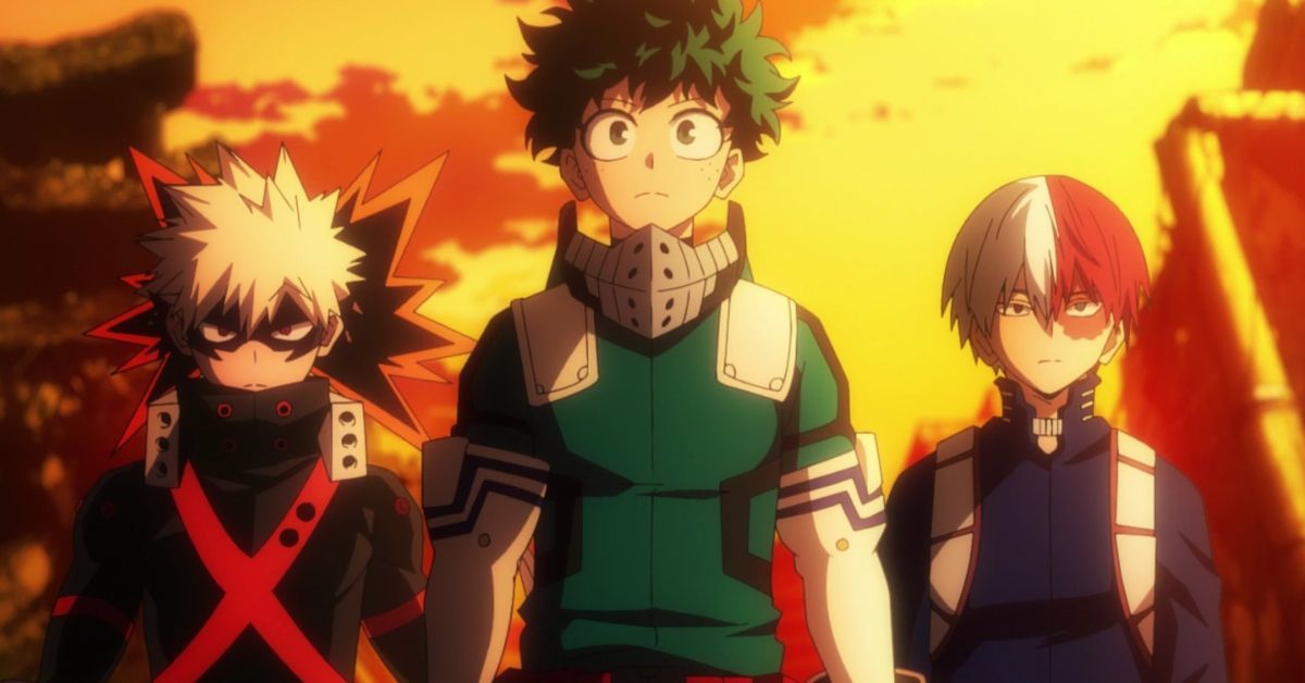 My Hero Academia Season 5 Deku Todoroki Bakugo