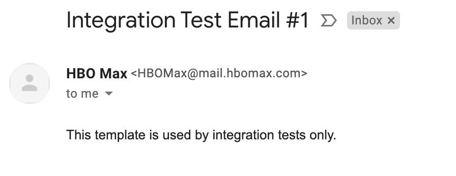 hbo max integration test email