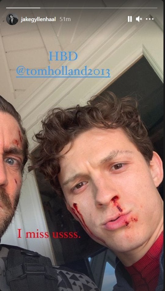 Jake Gyllenhaal Tom Holland Birthday Spider-Man Far From Home