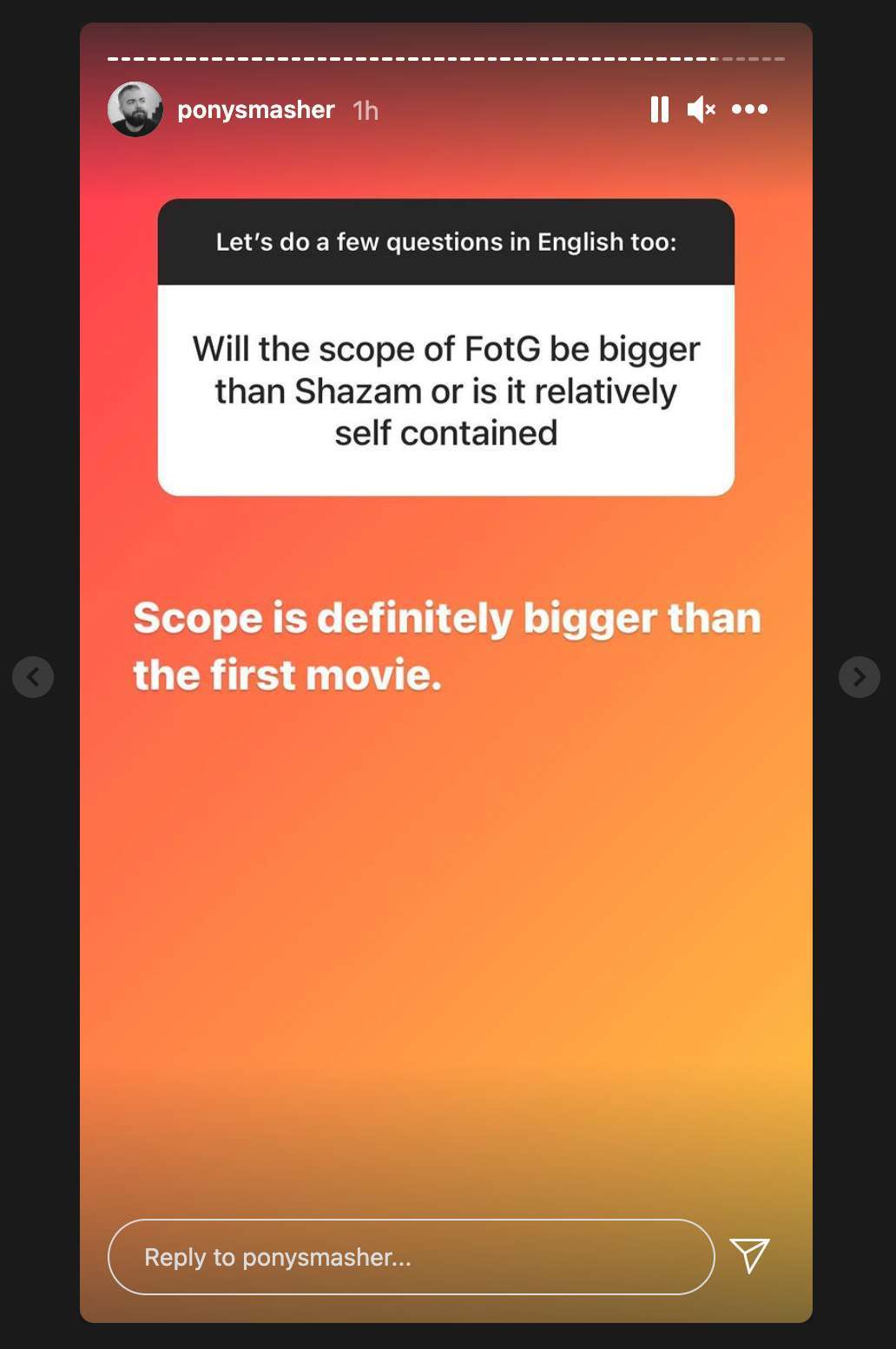 shazam 2 scope david f sandberg