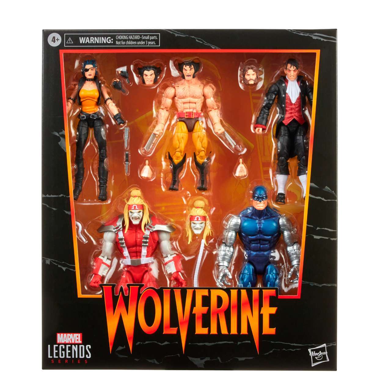 MARVEL LEGENDS SERIES 6-INCH-SCALE WOLVERINE VS VILLAINS Figure 5-Pack - in pck