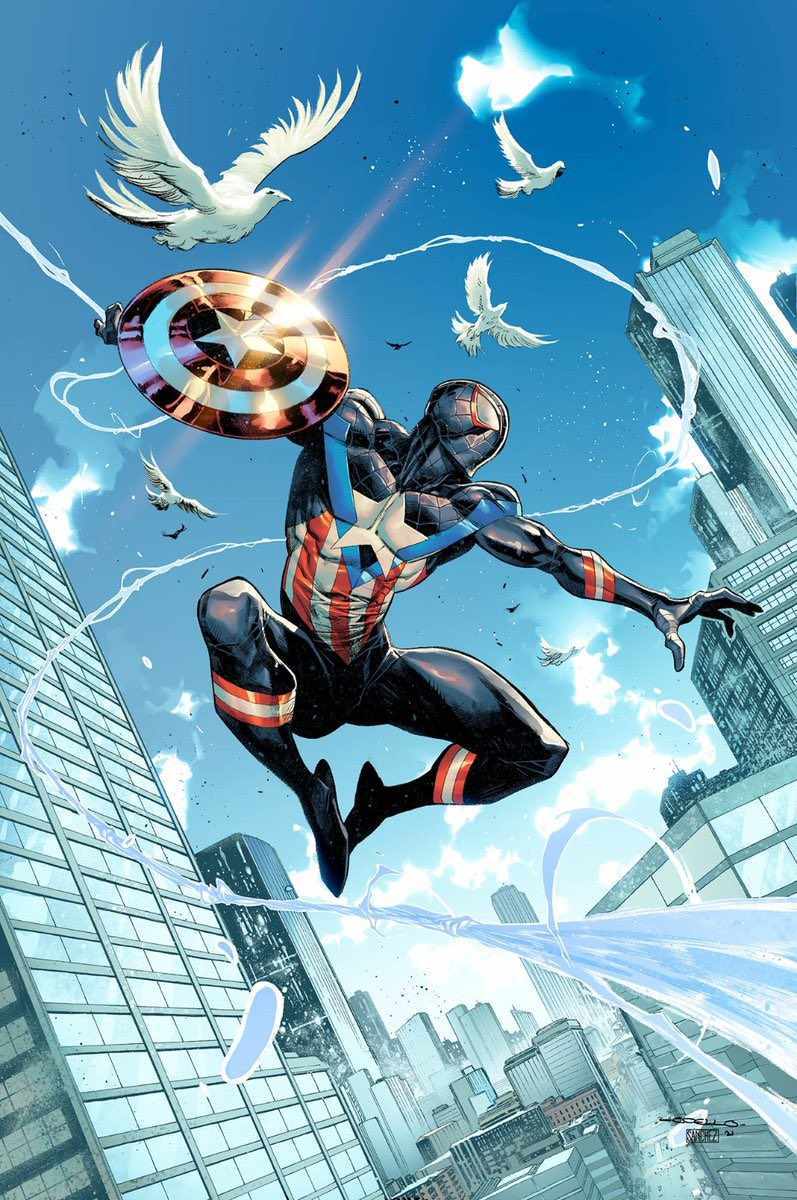 Miles Morales Spider-Man Captain America