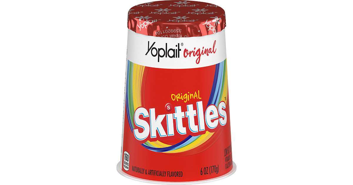 yoplait skittles yogurt