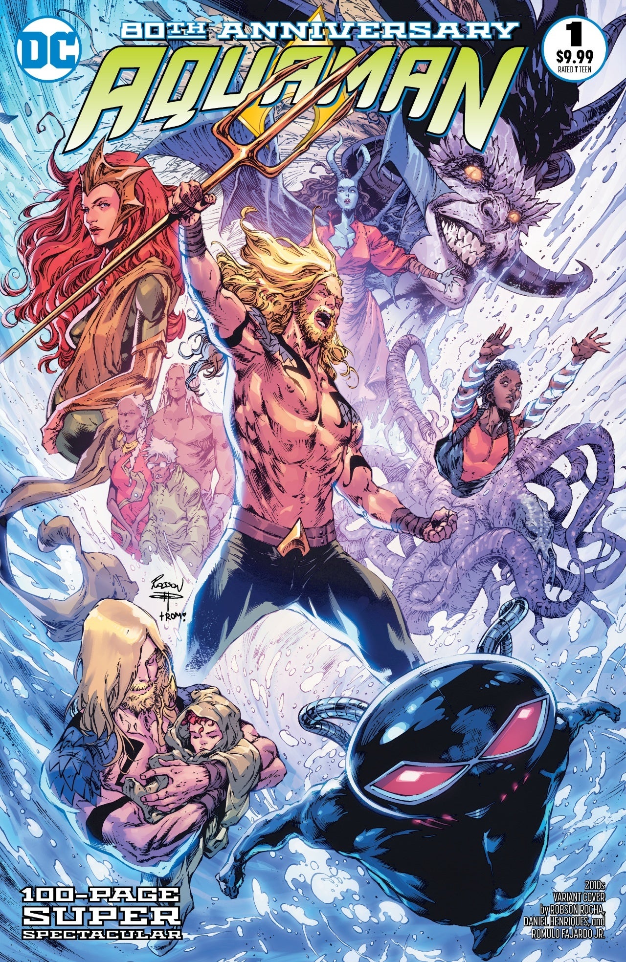 aquaman 80th anniversary cover 2010s