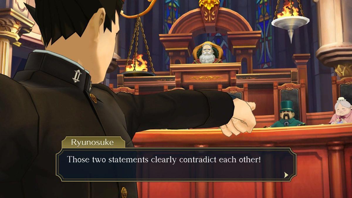 Great Ace Attorney court