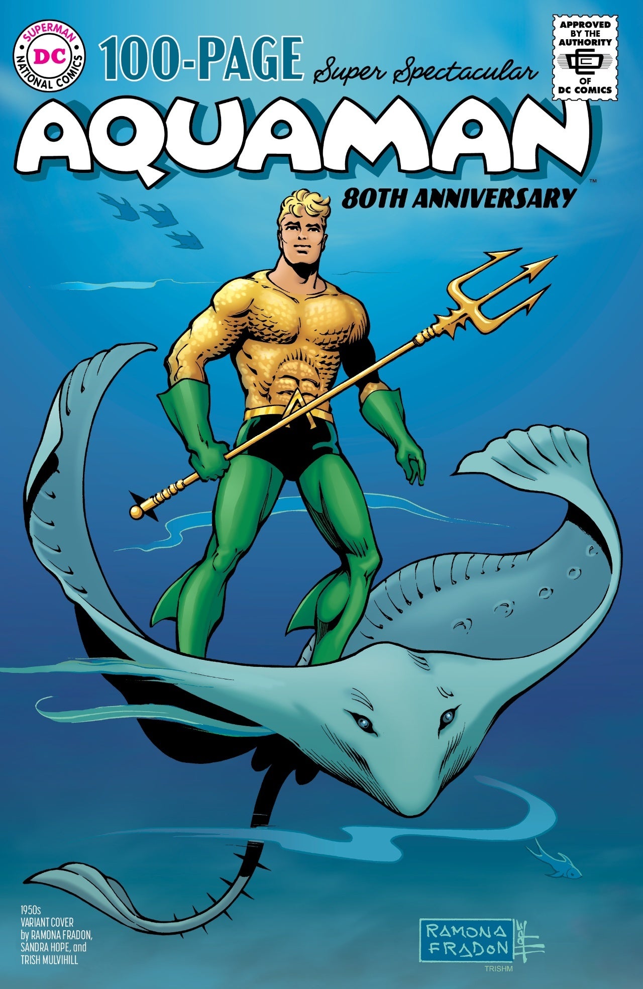 aquaman 80th anniversary cover 1950s