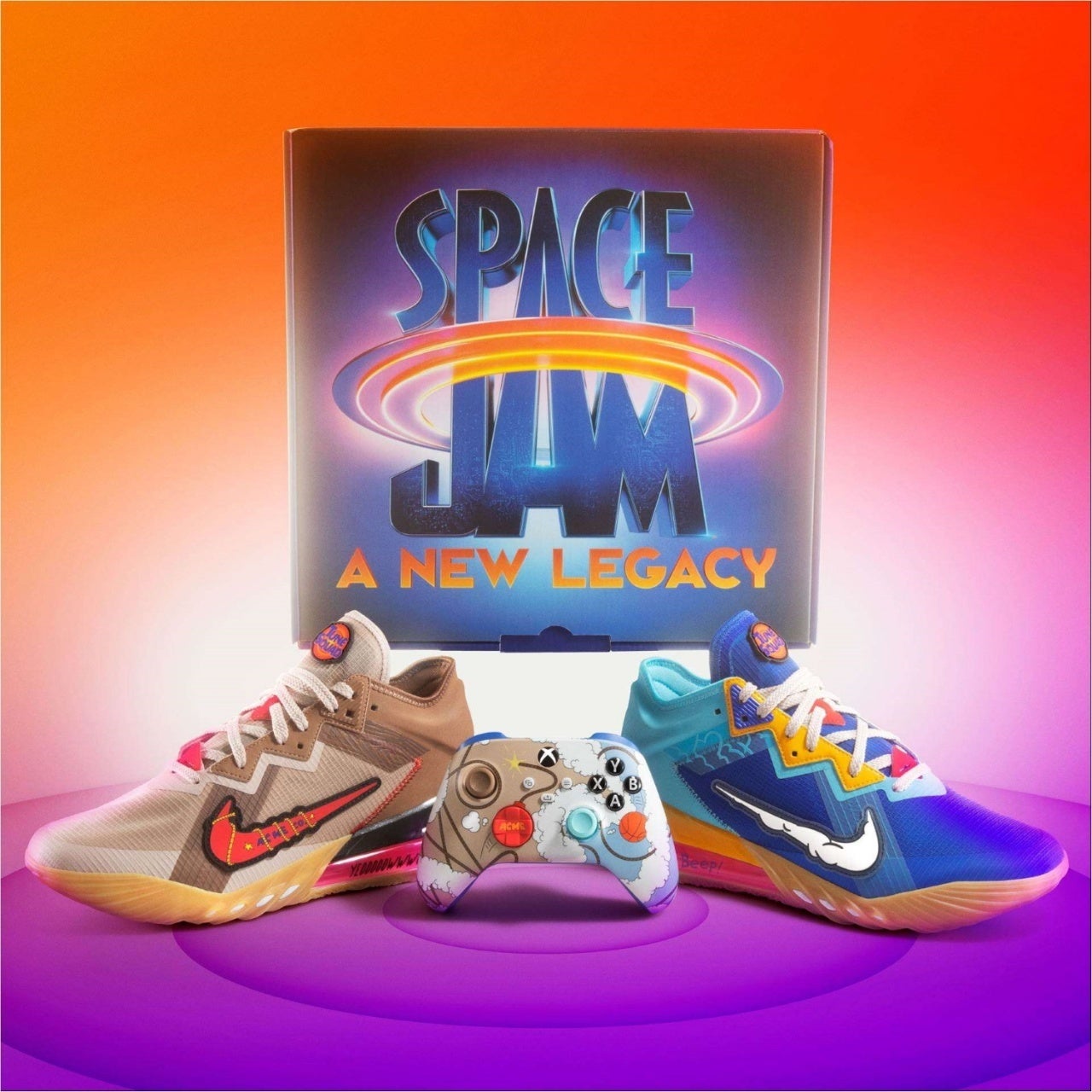 xbox space jam nike bundle full