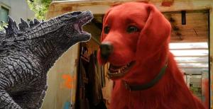 Clifford The Big Red Dog Taps Into Godzilla for Halloween Costume