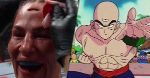 Jessica Eye’s UFC Cut On Her Forehead Has Dragon Ball Z Fans Comparing Her To Tien