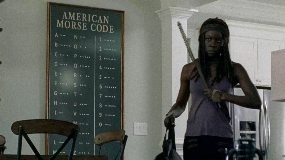 The Walking Dead morse code The Walking Dead morse code