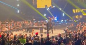 Watch: Chris Jericho Punches Fan Who Tries to Jump Into Ring During AEW Dynamite