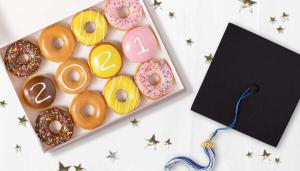 Krispy Kreme Offering Free “Graduate Dozen” To 2021 Grads