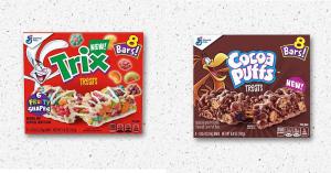 New Trix and Cocoa Puffs Cereal Treat Bars Released