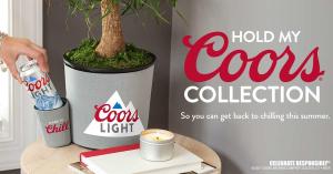Coors Light Launches “Hold My Coors” Collection