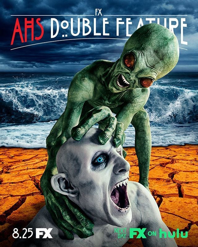 ahs double feature alien poster