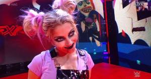 WWE Hell in a Cell: Alexa Bliss Uses Her Magic Powers to Beat Shayna Baszler