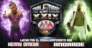 AEW’s Kenny Omega vs. Andrade AAA Mega Championship Match Confirmed for Triplemania