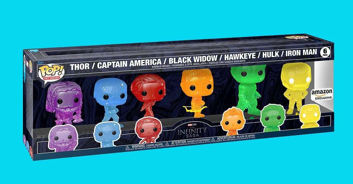 Marvel Infinity Saga Art Series Funko Pops Launch Individually With a Pop Protector Case ComicBook