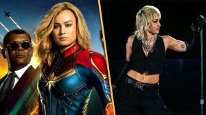 Captain Marvel Star Brie Larson Works Out With Chains, Credits Miley Cyrus For Superhuman Strength