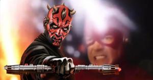 The Flash Lightsaber Battle Gets Duel Of The Fates Added By Star Wars Fan