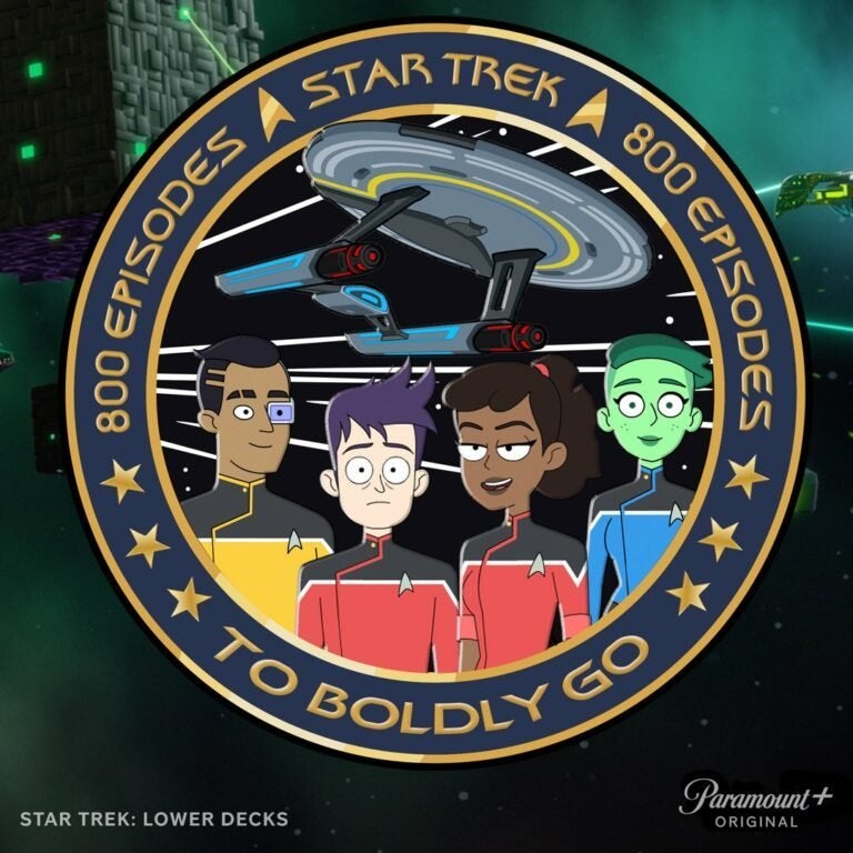 Star trek 800 episodes plate