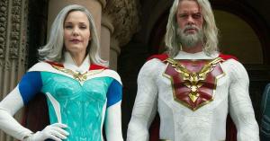 Jupiter’s Legacy Stars Josh Duhamel and Leslie Bibb on Playing Superheroes Across a Century