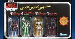 Star Wars: The Bad Batch Vintage Collection 4-Pack Exclusive Is Back In Stock
