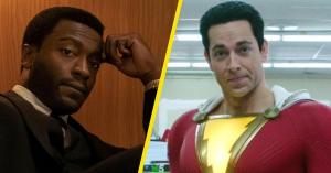 Shazam! Fury of the Gods Star Zachary Levi and Black Adam Star Aldis Hodge Pose for New Photo