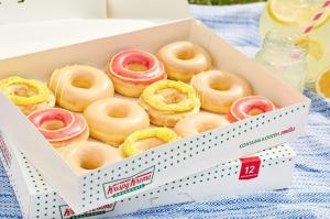 Krispy Kreme Reveals New Lemonade Glaze Doughnuts