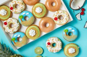 Krispy Kreme Kicks Off Summer With Limited-Time Tropical Doughnuts