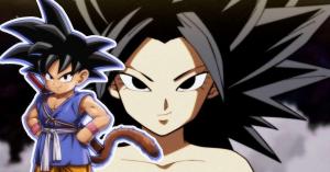 Dragon Ball: Kid Goku and Caulifla Join Forces in This Adorable Sketch