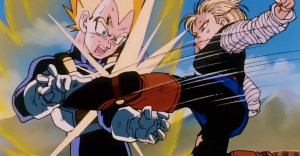Dragon Ball Z Cosplay Recreate Bone-Shattering Vegeta/18 Battle
